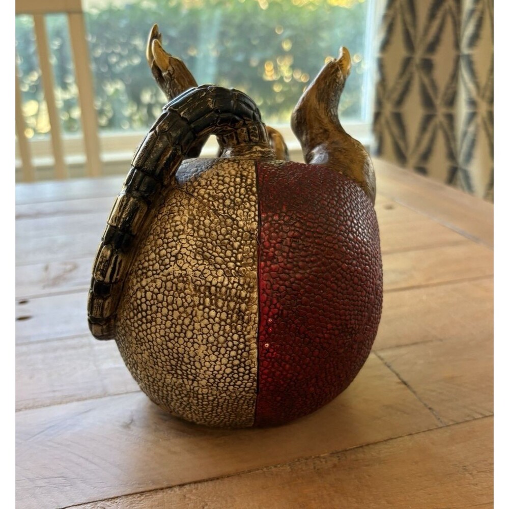 Drinking Armadillo Bottle Wine Holder Used Red White Blue - Picture 6 of 13
